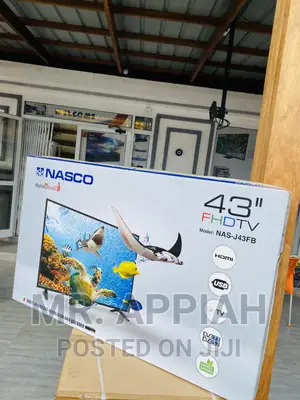 New Nasco 43 Inch Uhd Smart Tv(Black)