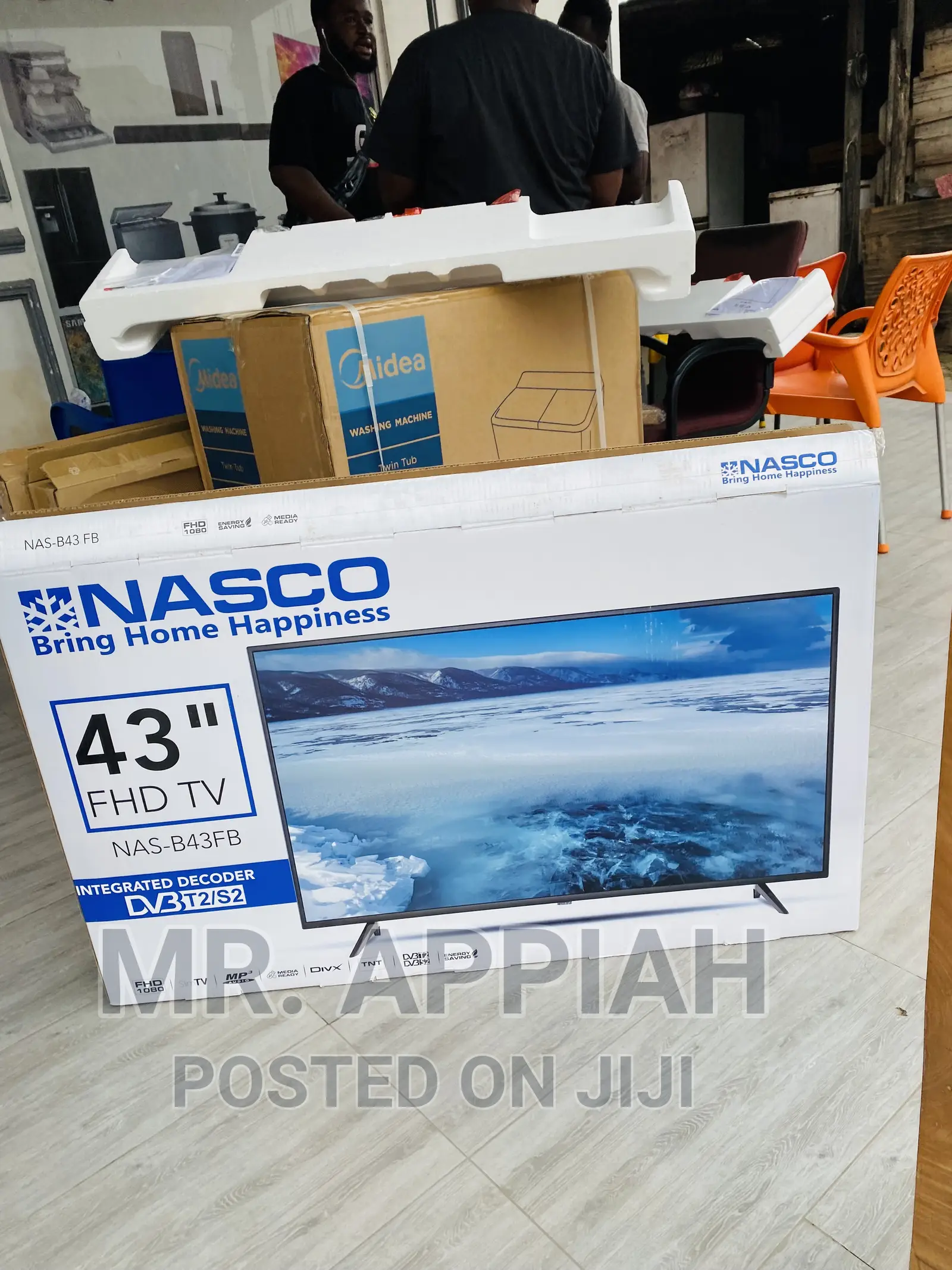 New Nasco 43 Inch Digital Satelite LED Tv(Black) 