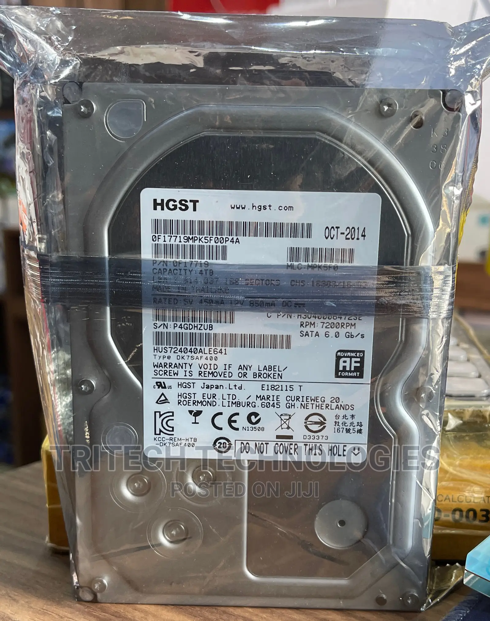 Hitachi 4tb HDD for CCTV and for Desktop