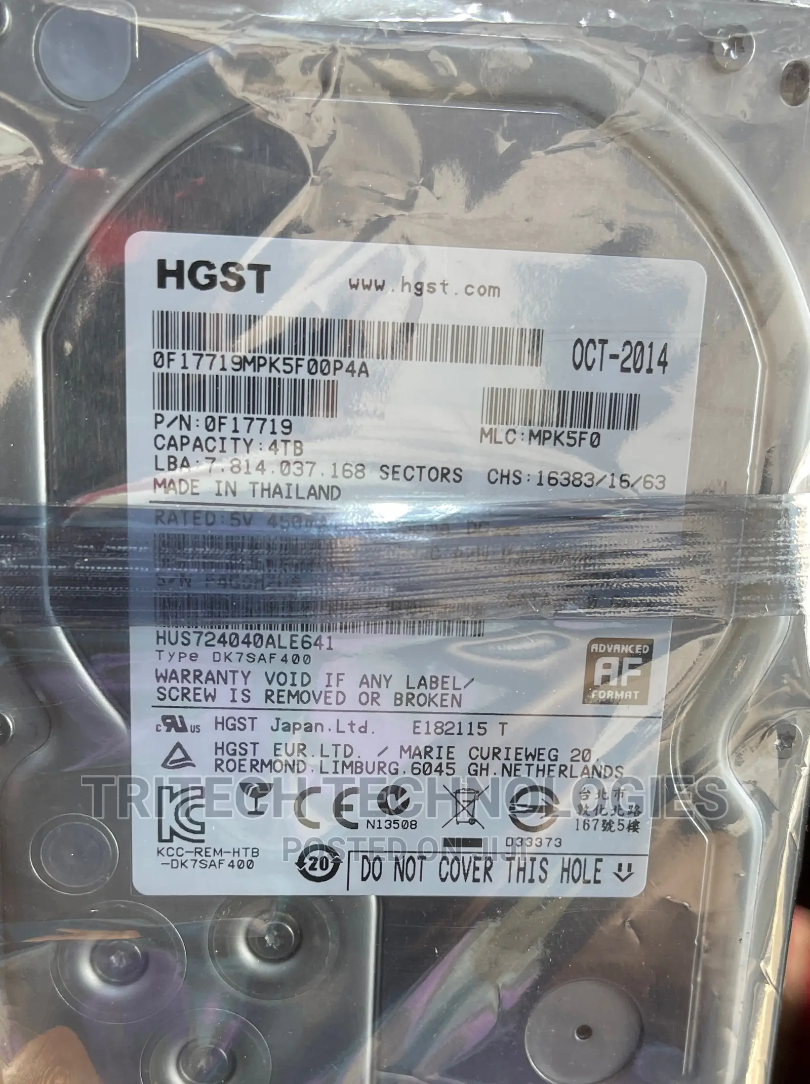 Hitachi 4tb HDD for CCTV and for Desktop