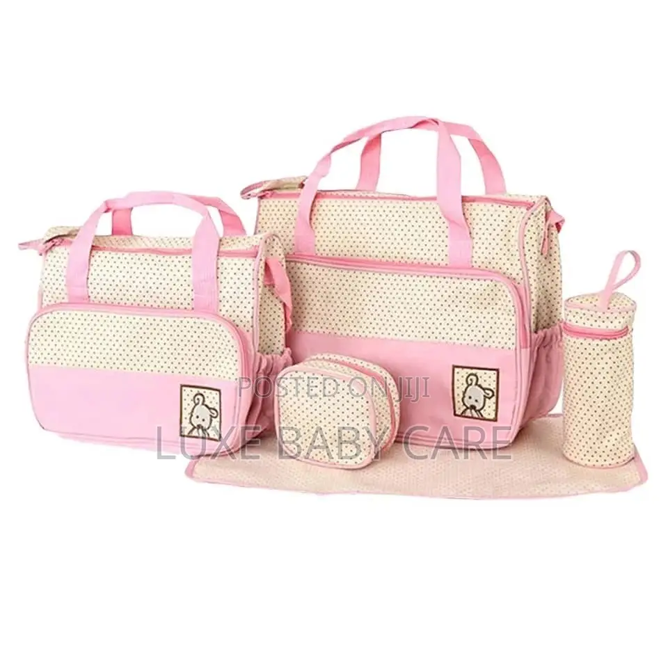 5pcs Multifunctional Baby Diaper Bag Set.
