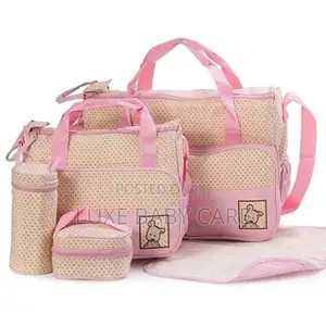 5pcs Multifunctional Baby Diaper Bag Set.