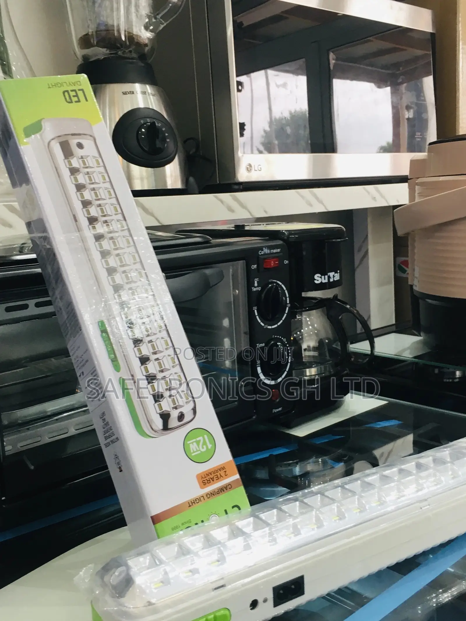 Quality Rechargeable LED Flashlight White 