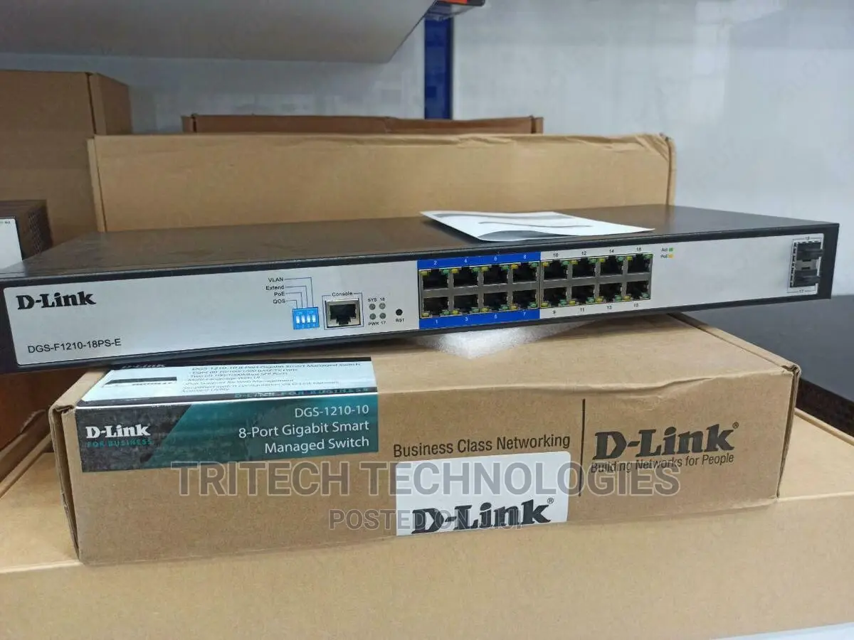 D-link Dgs-f1210-18ps-e 18-port Gigabit Smart Managed Poet S