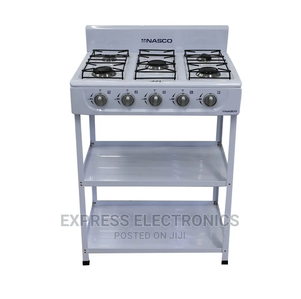 Free Standing Stylish Design NASCO STOVE 5 GAS BURNERS