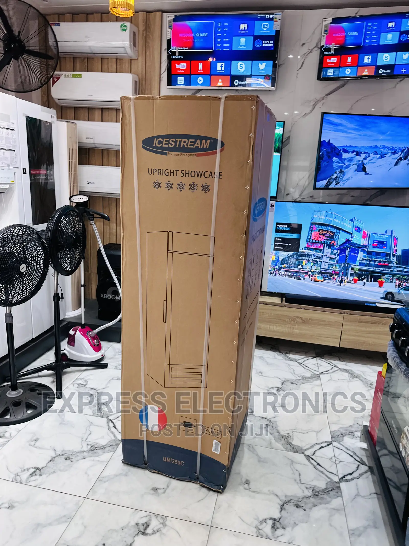 Freestanding Stylish Design UNI-300C 238L Icestream Display