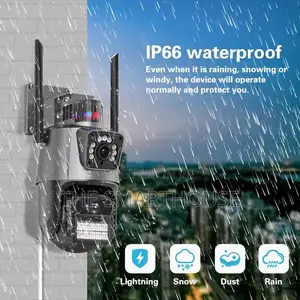 Smart Dual Lens CCTV Camera (Wired and Wireless)