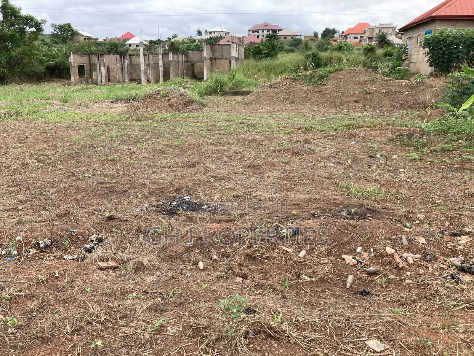 Three Plots for Sale at Ahodwo to Trede Main Road.
