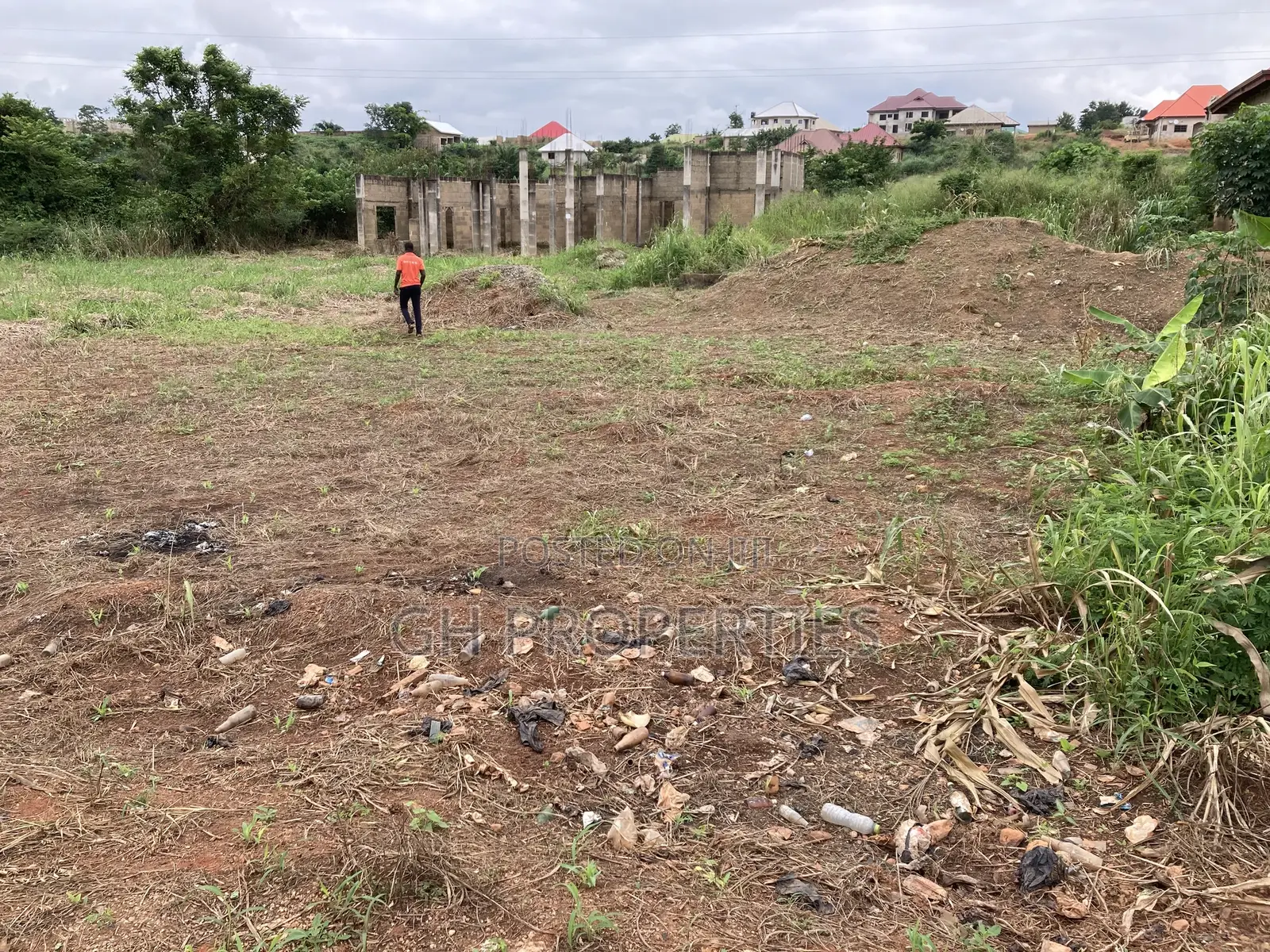 Three Plots for Sale at Ahodwo to Trede Main Road.