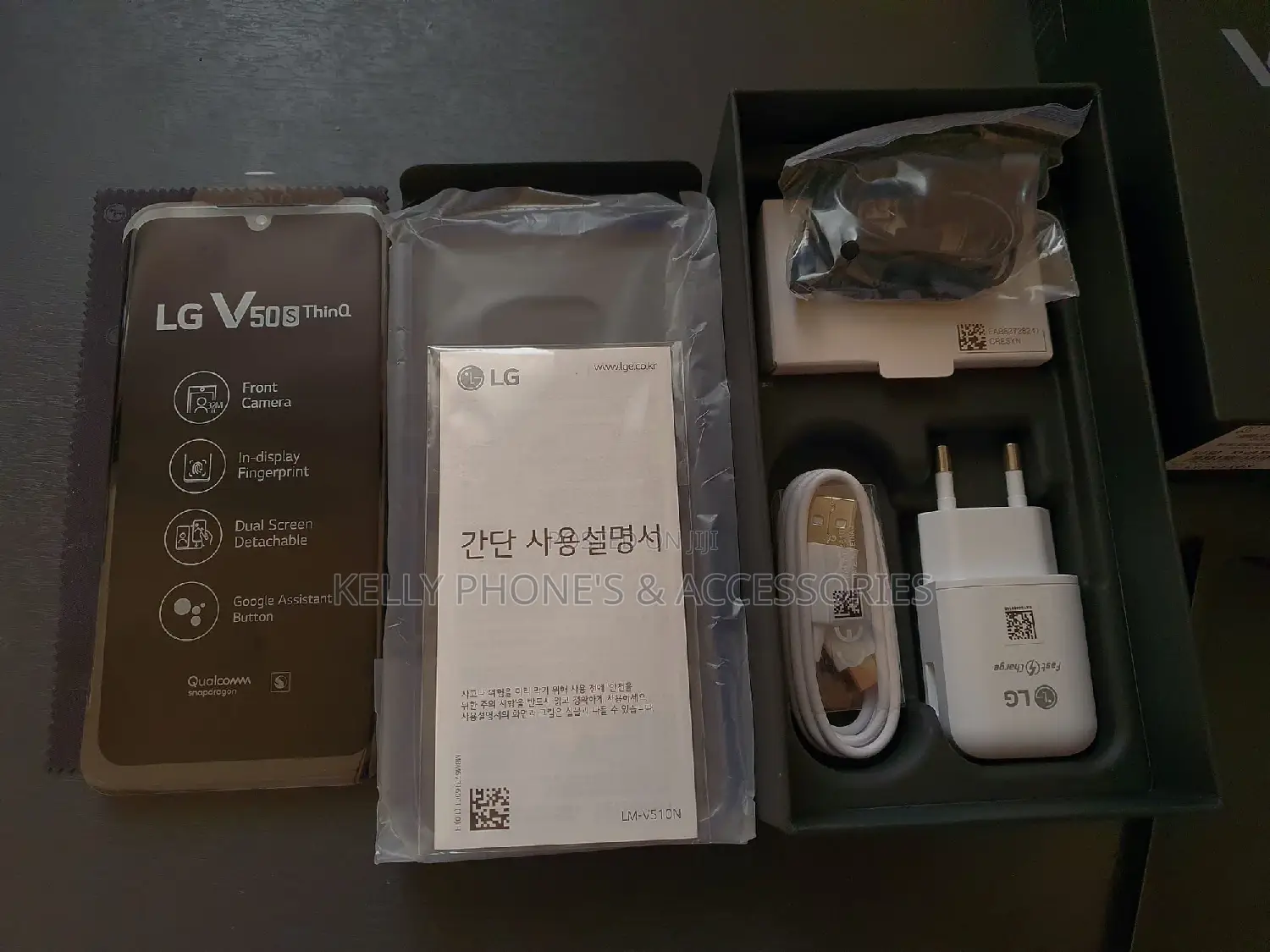 New LG V50S Thinq 256 GB Black