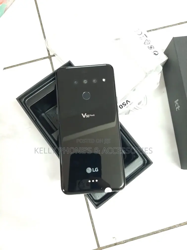 New LG V50 ThinQ 128 GB Black