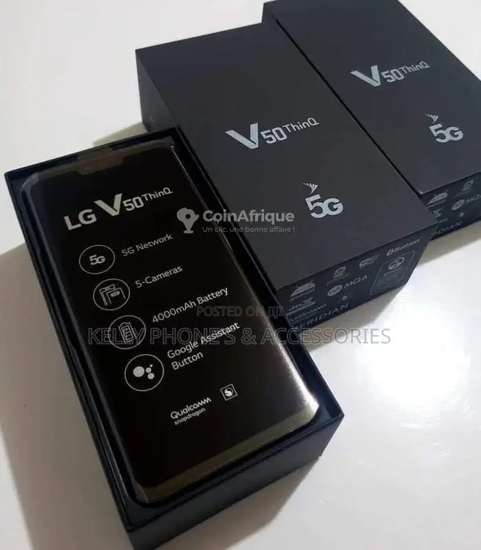 New LG V50 ThinQ 128 GB Black