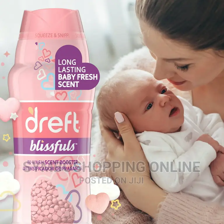 Dreft Blissfuls in-Wash Scent Booster Beads, Baby Fresh 859g