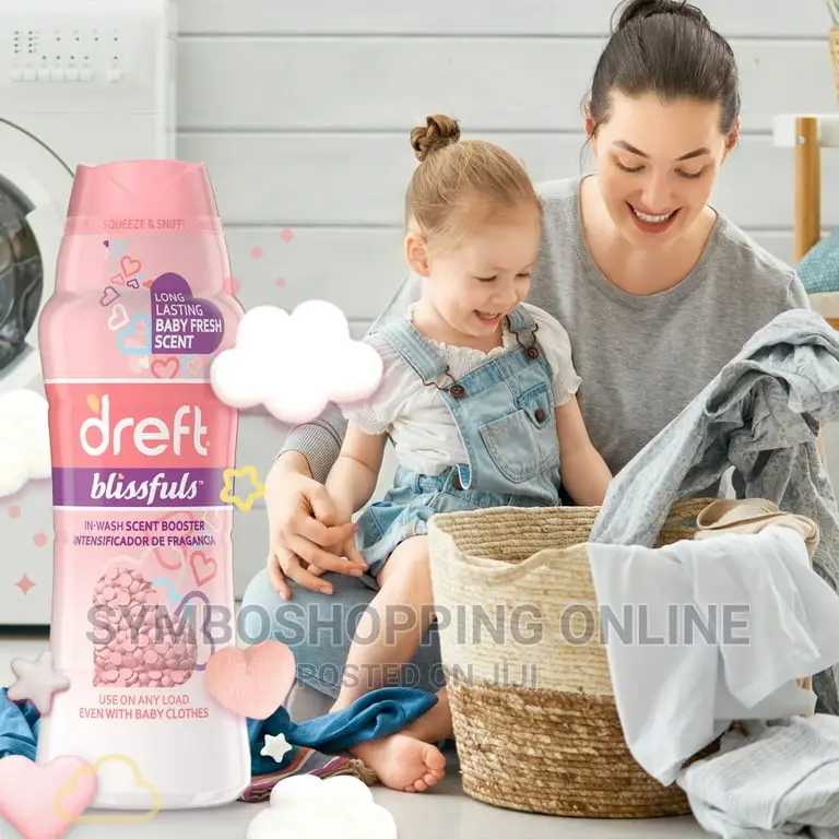 Dreft Blissfuls in-Wash Scent Booster Beads, Baby Fresh 859g