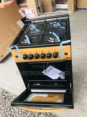 New Rotisserie Oven With Grill 4 Burner Gas Light Wooden