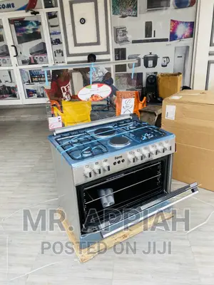 QualityFerre 60x90 4gas Cooker+ 1electric Cooker,Rotisserie