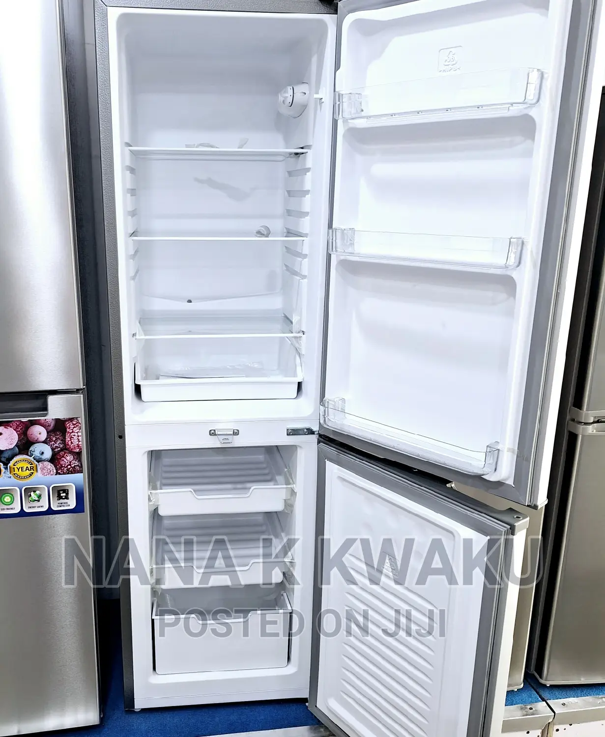 Nasd2-24 Nasco_200litres Double Door Fridge/Bottom Freezer