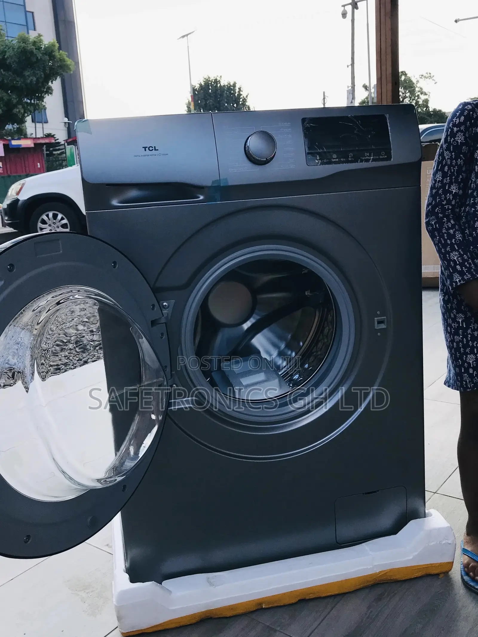 TCL Washingmachine Fullyautomatic Frontload 9kg