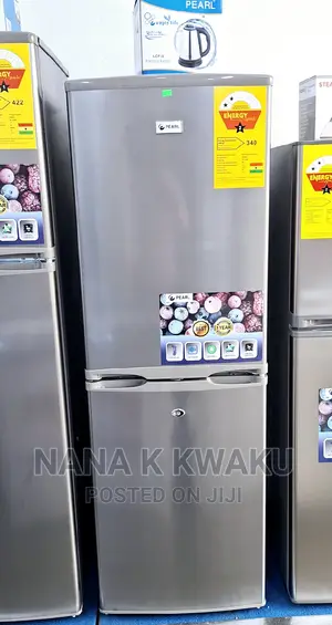 New_pearl Pf200_double Door Fridge/Bottom Freezer