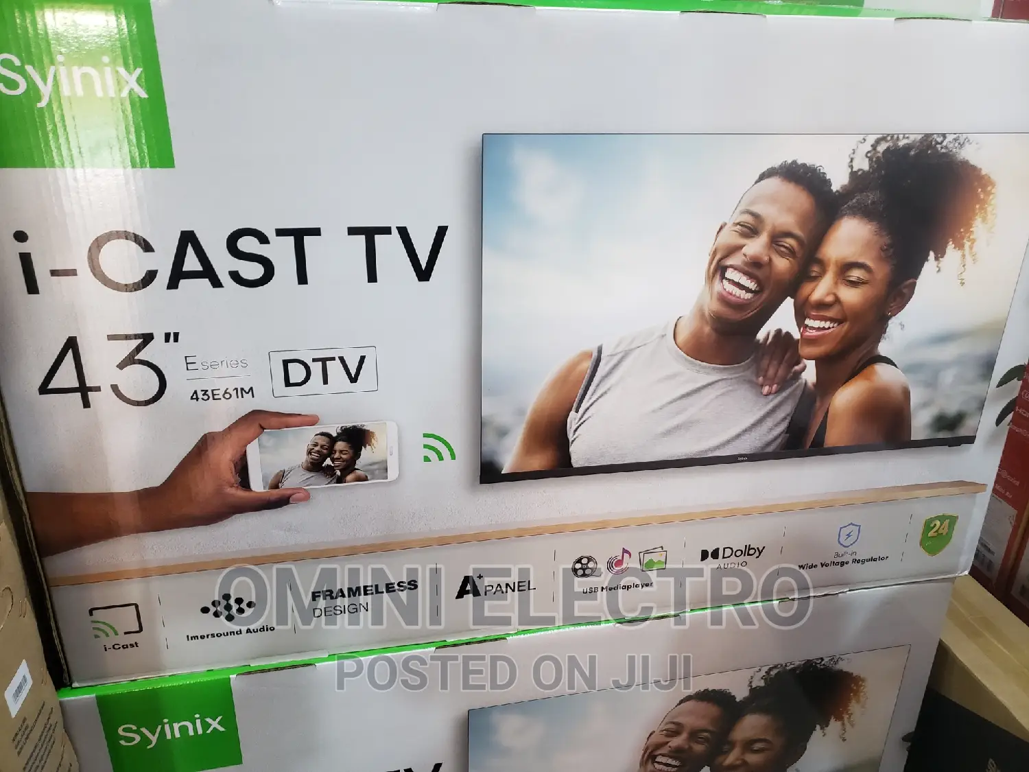 Brand New 43 Synix Digital Satellite I Cast Tv