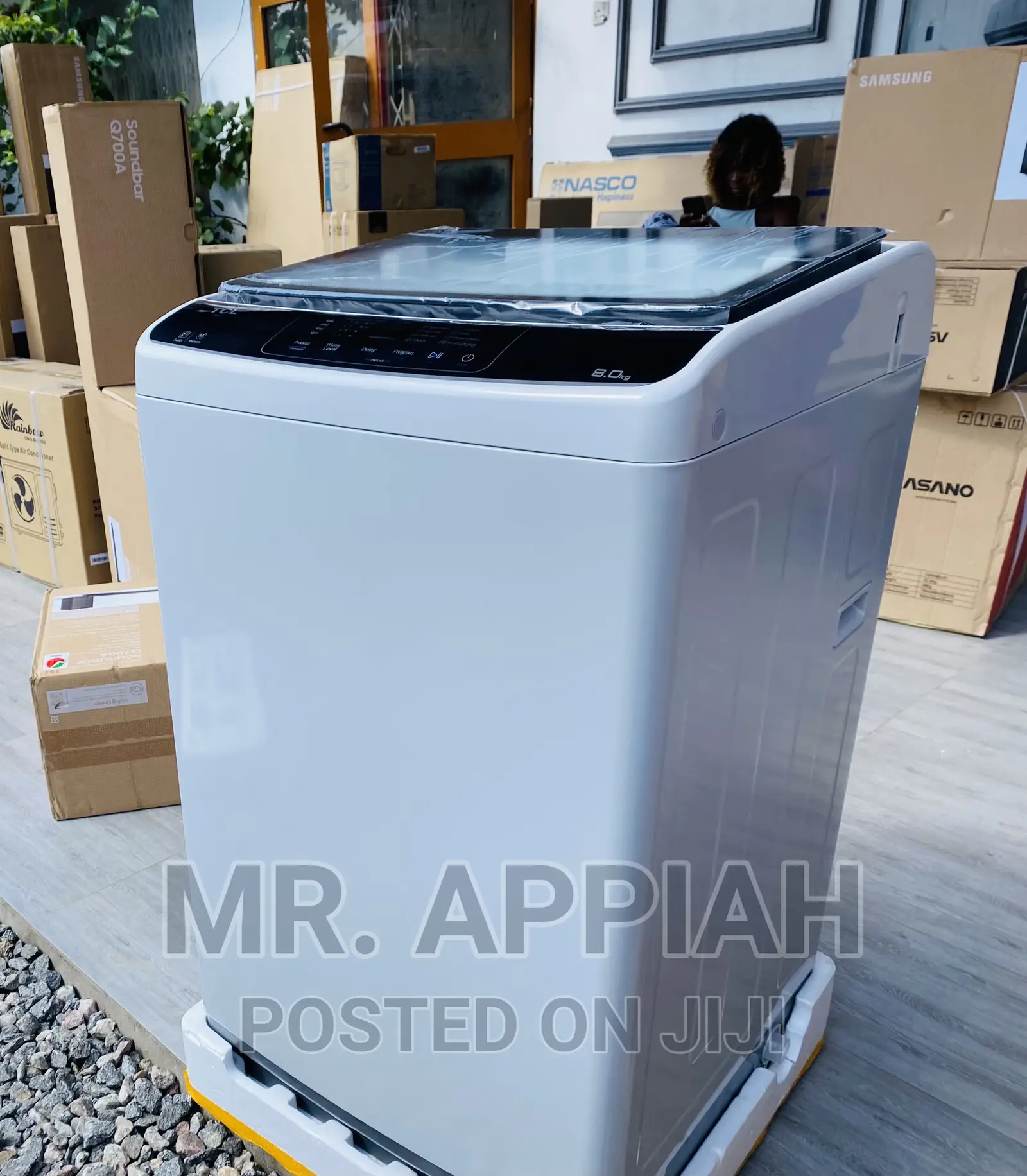 Quality TCL 8kg Top Load Washing Machine 85kggf708tl.