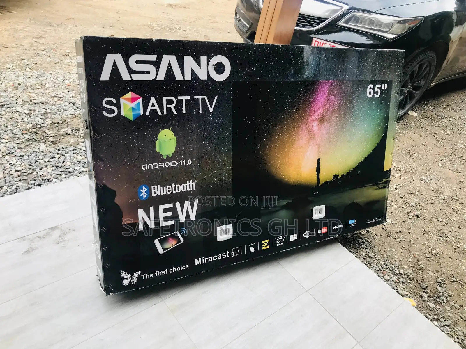 UHD LED Smart 65 Inches Glossy Asano Crystal Tv