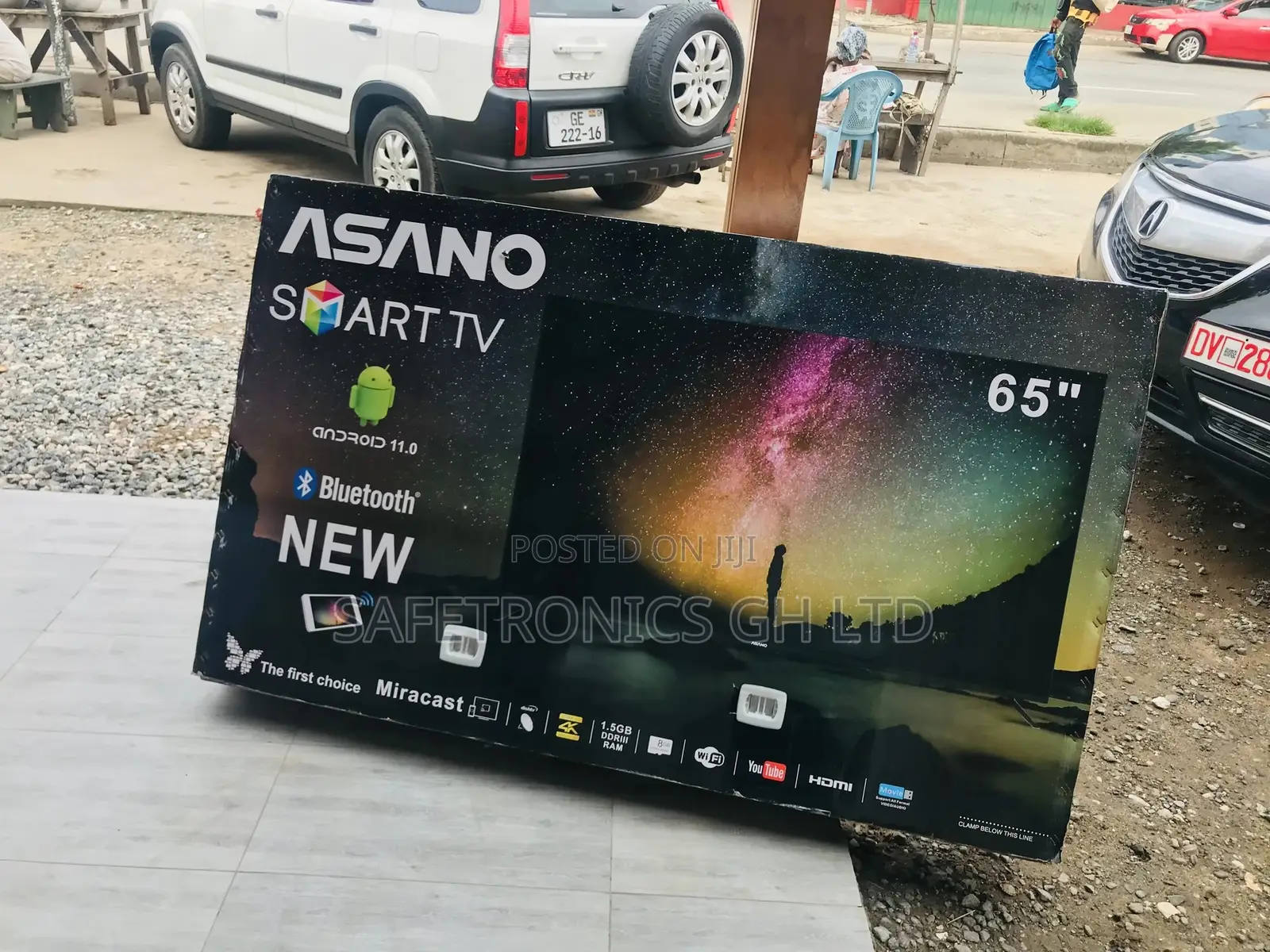 Lastest Smart LED Asano 65 Inches Glossy UHD Tv