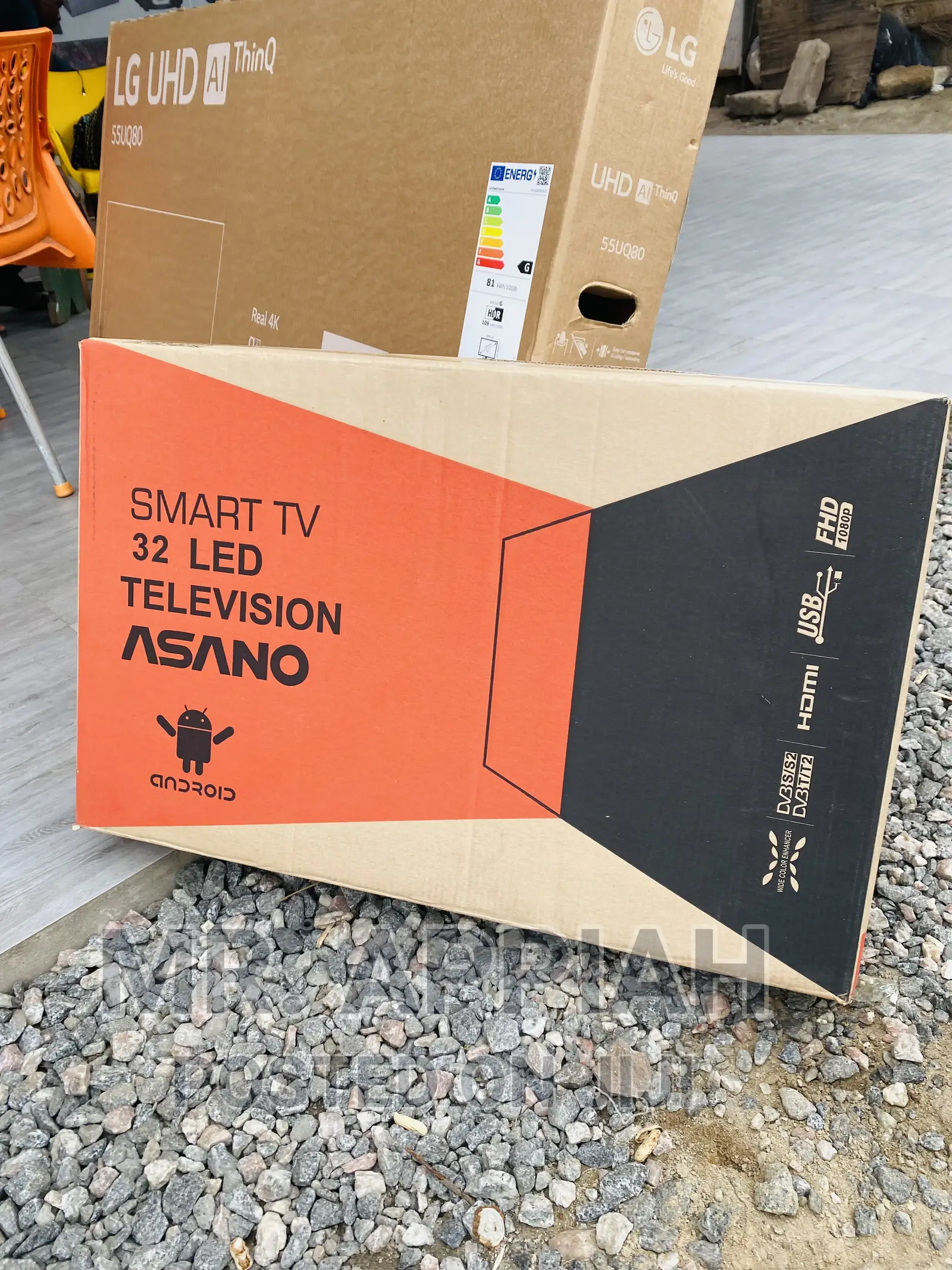 Low Energy Consumption Asano 32” Smart Digital Satelite Tv.