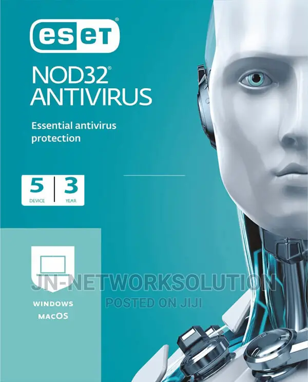 ESET NOD32 Antivirus 5 Devices 3 Year Windows/Mac/Android/Io