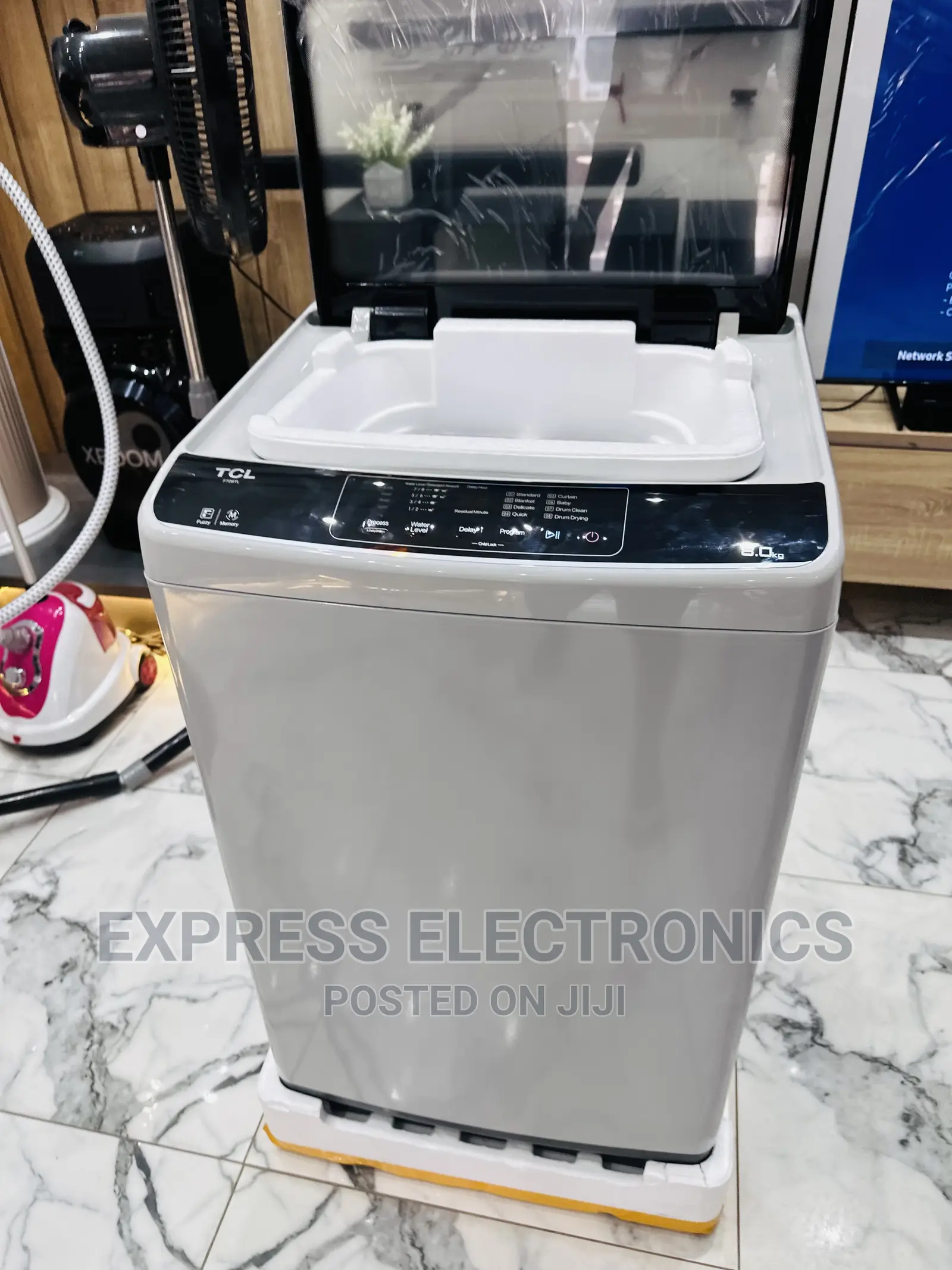Softly Close Lid Washing Machine TCL 8kg Topload