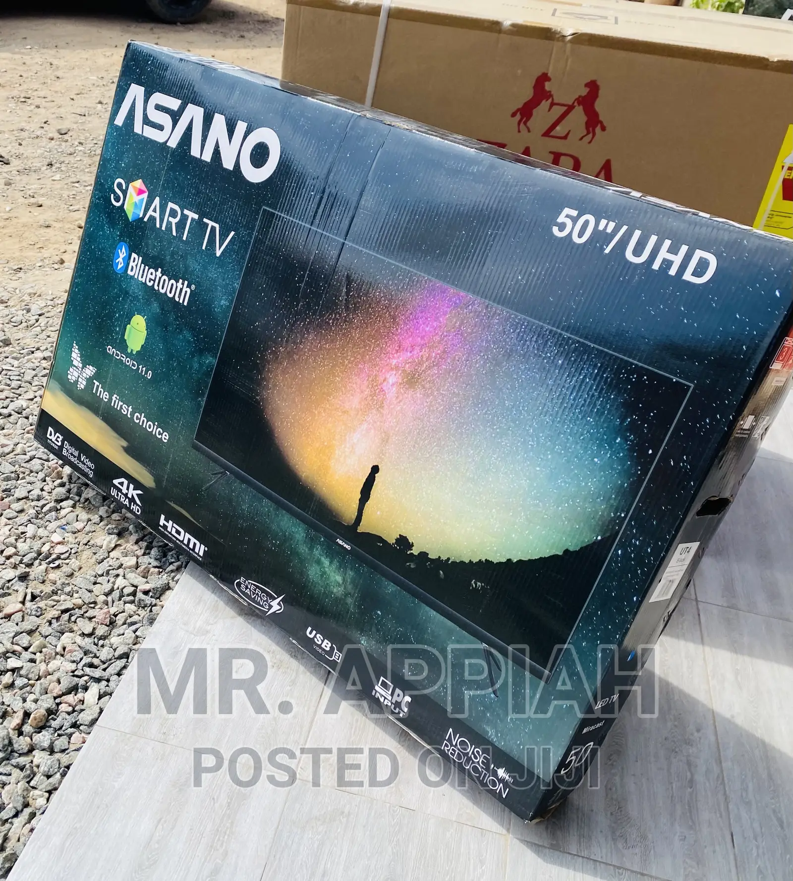 Authentic Asano 50” Uhd Smart Wireless Wifi Bluetooth Tv