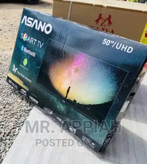 Authentic Asano 50” Uhd Smart Wireless Wifi Bluetooth Tv