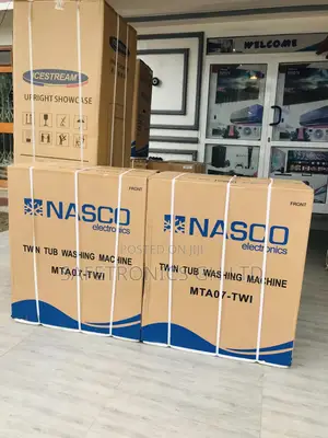 Semiautomatic Washingmachine Topload Nasco 7kg White
