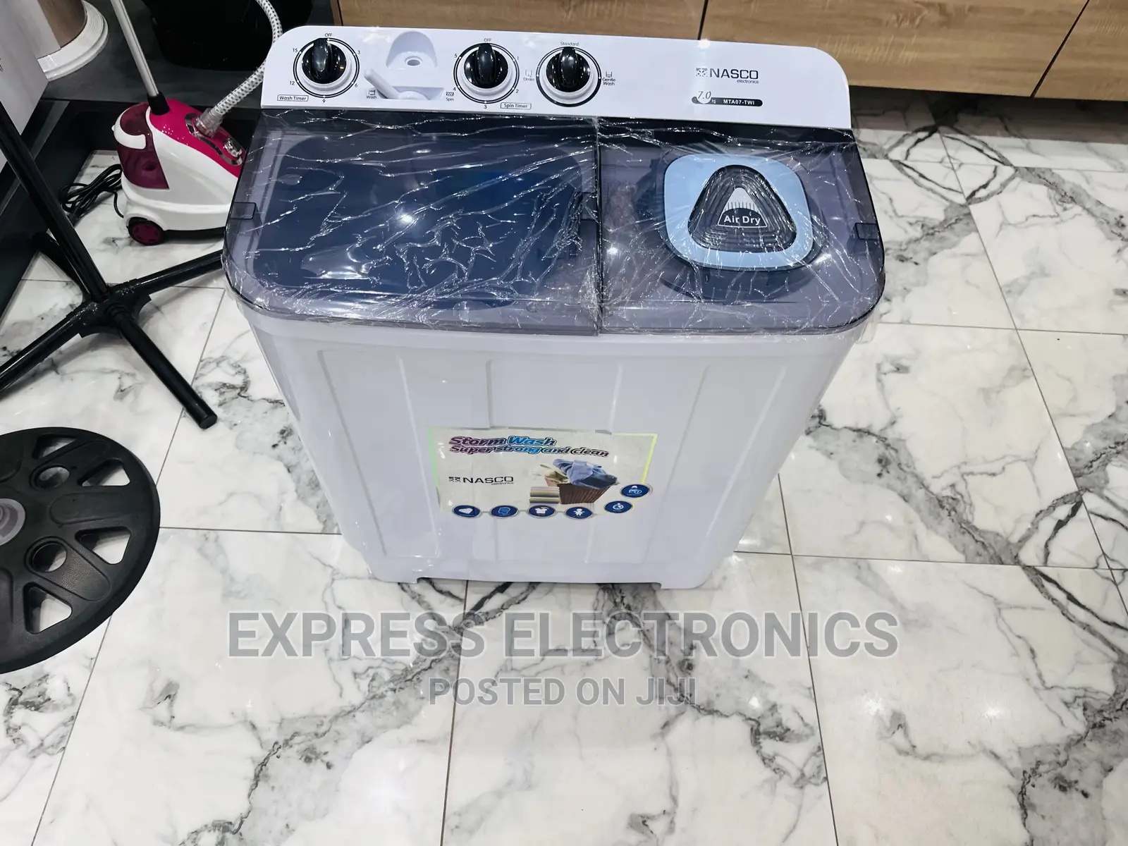 Double Water Inlet Nasco Topload Washing Machine 7kg