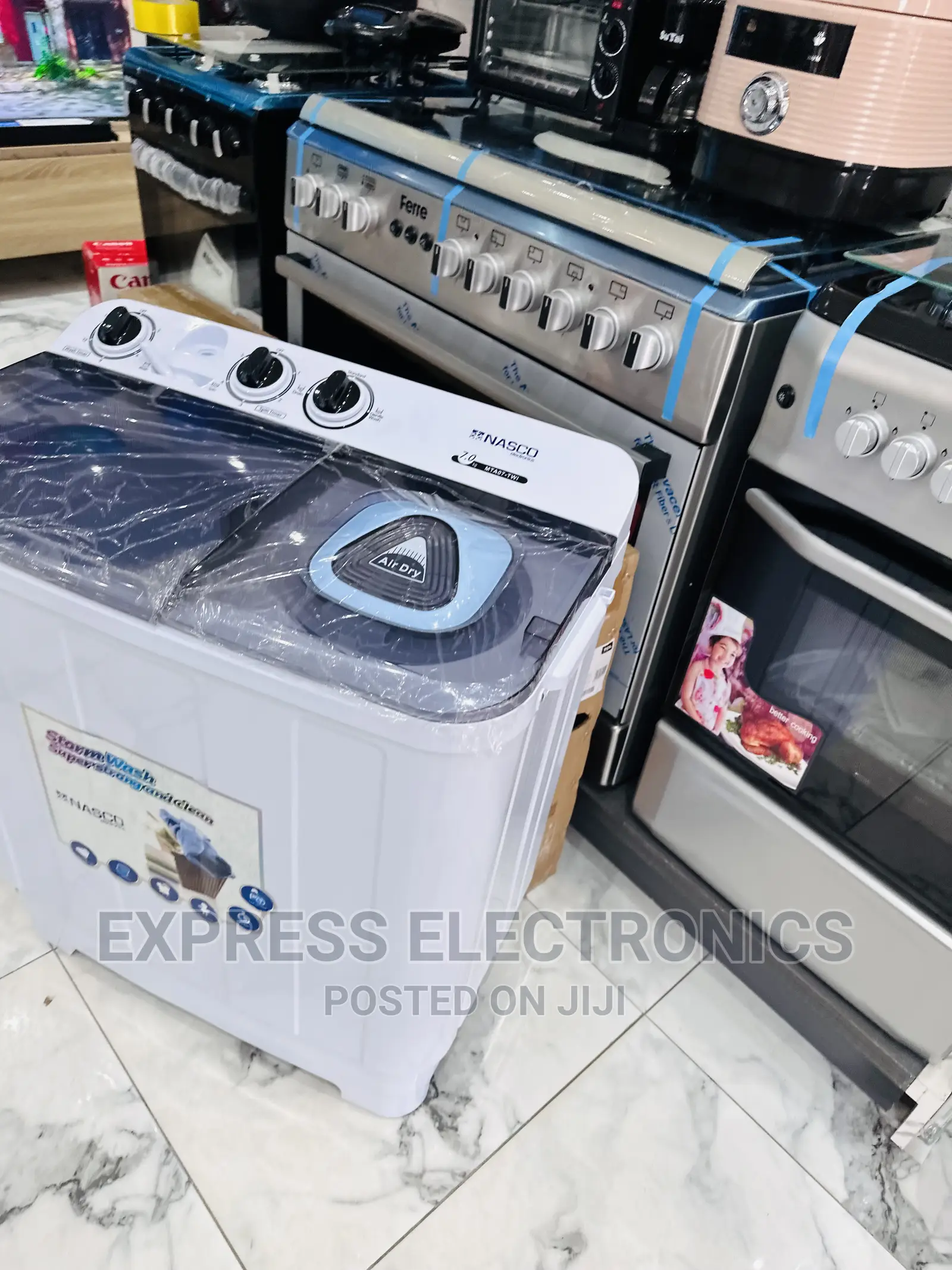 Fast Dewatering Nasco Topload Washing Machine 7kg
