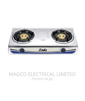 Automatic Gas Cooker Stainless Steel 2 Burner