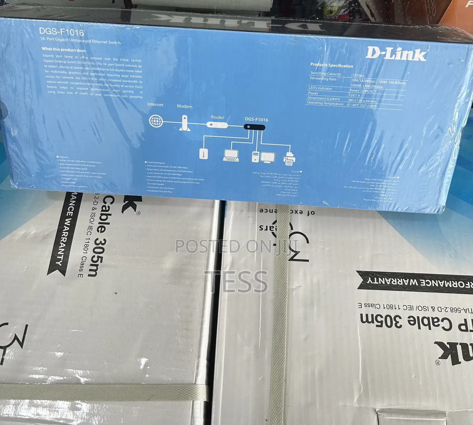 D-Link 16 Port 10/100/1000 MBPS Unmanaged Switch
