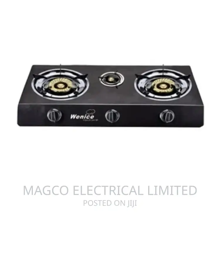Automatic Glass Gas Cooker 3 Burner