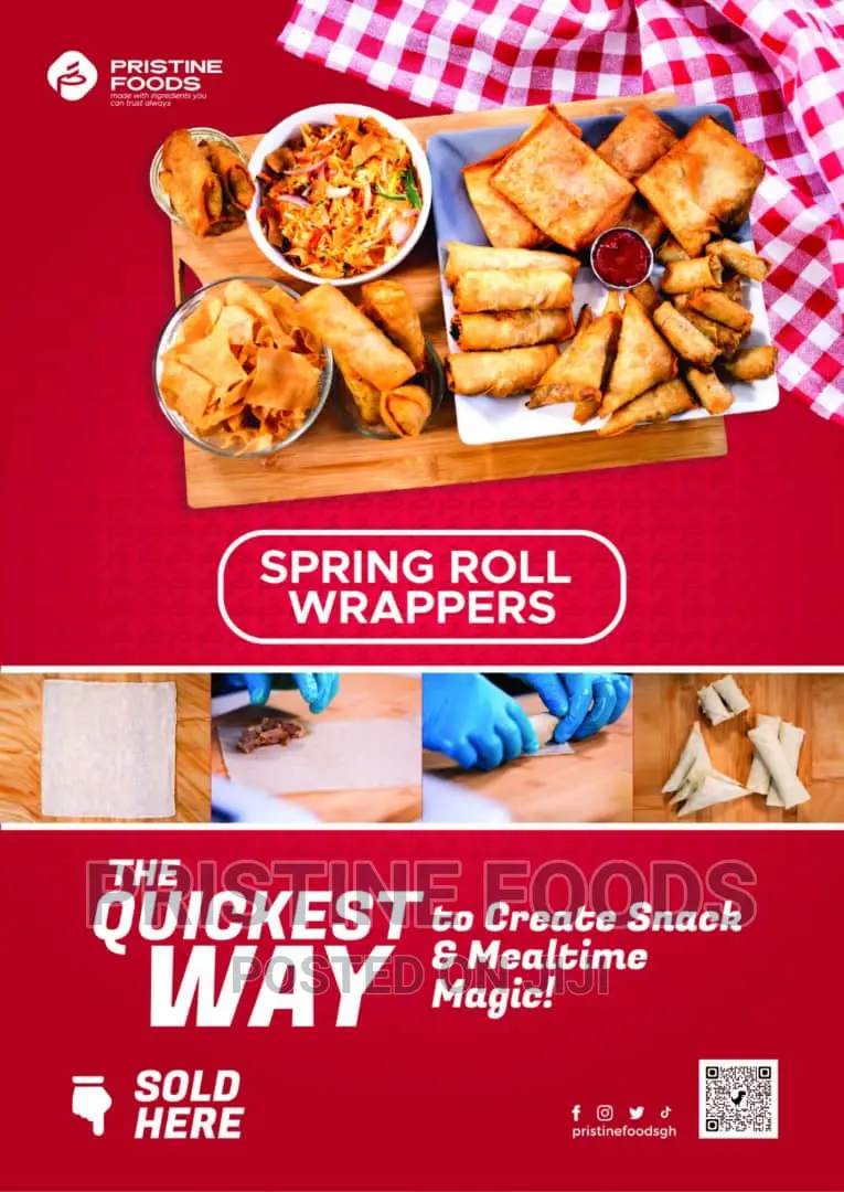 Pristine Spring Roll Wrappers Crunchy Spring Rolls Samosas
