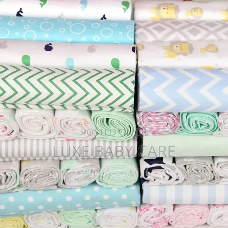 4pcs/Pack Cotton Baby Receiving Blanket