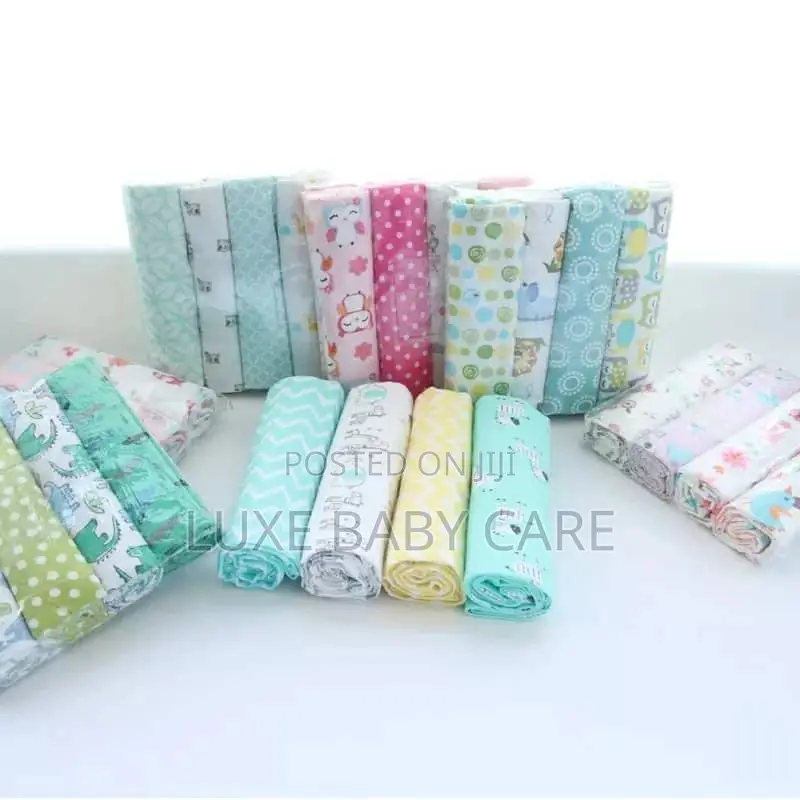 4pcs/Pack Cotton Baby Receiving Blanket