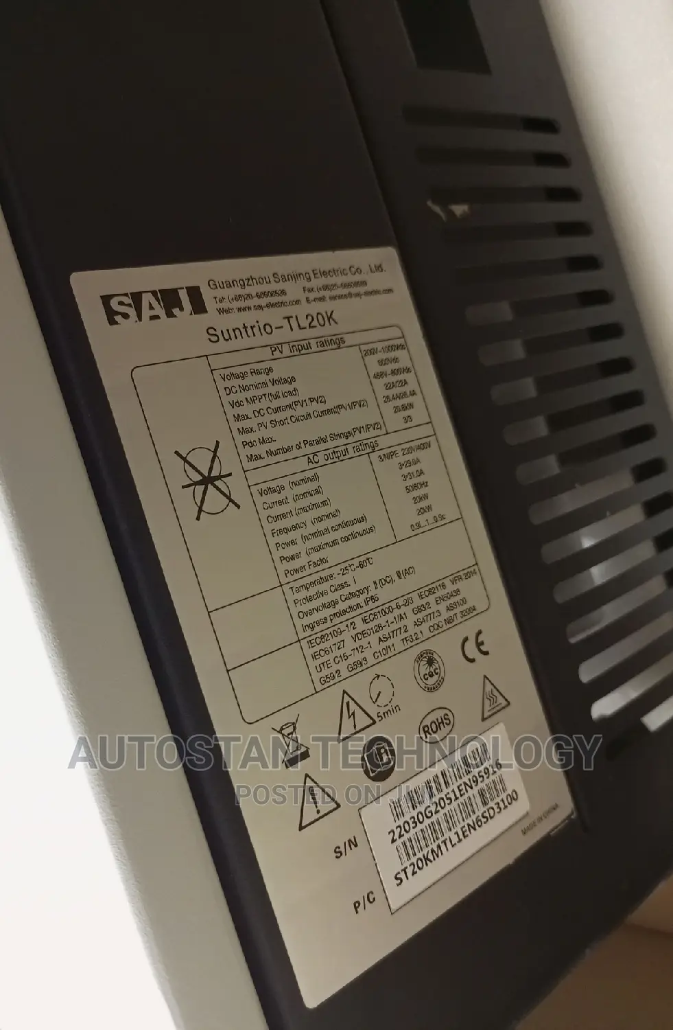 20kw 3phase on Grid Tie Inverter