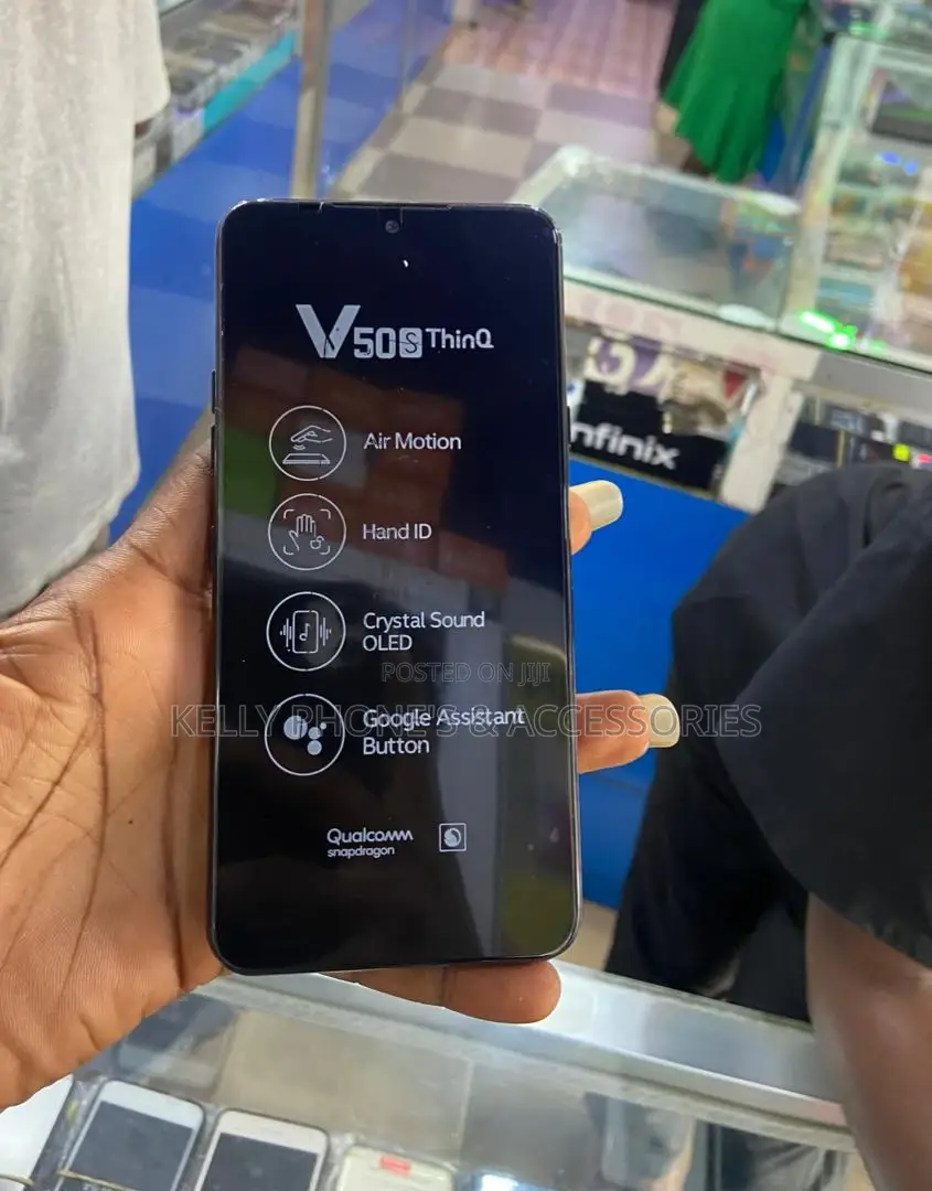 New LG V50S Thinq 256 GB Black
