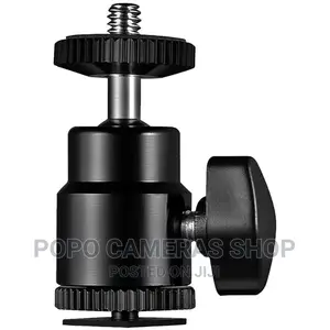 Mini Ball Head Hotshoe Mount Adaptor