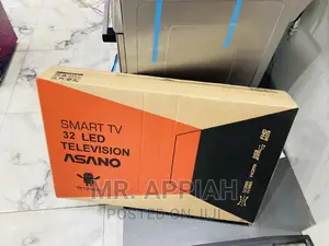 Brand New Asano 32” Smart Digital Satelite(Basic Black)