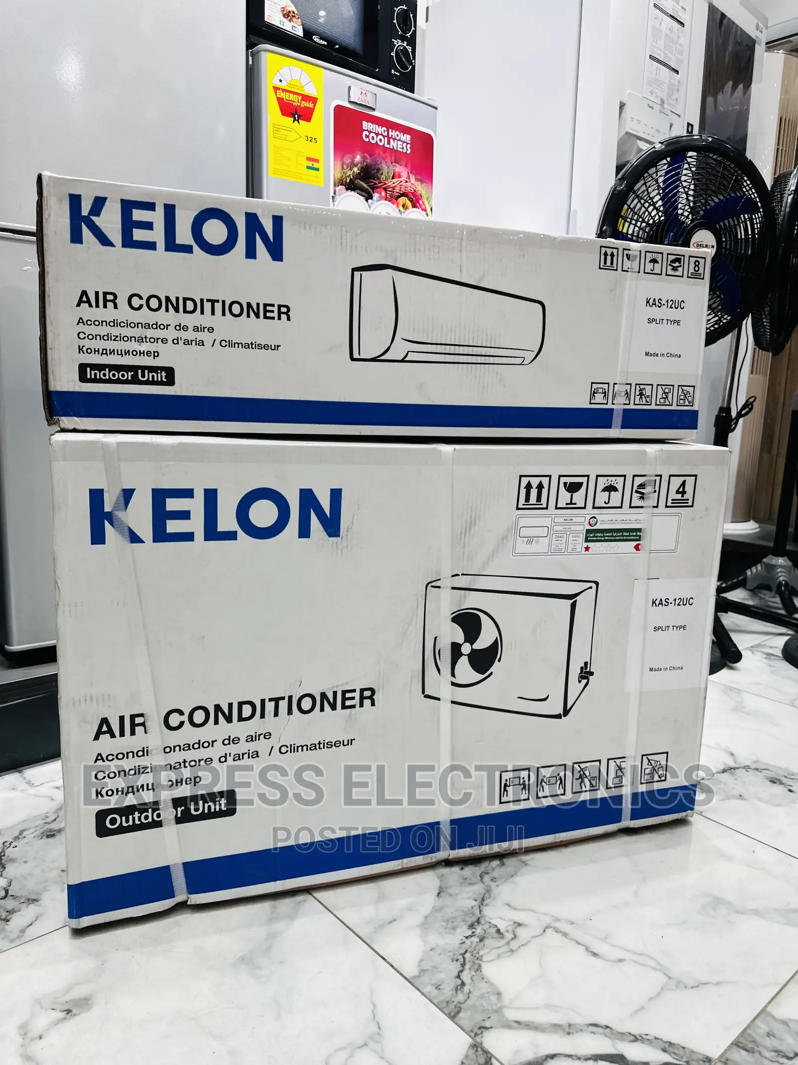 Long Distance Airflow Supply Split R410 Gas 1.5hp Kelon