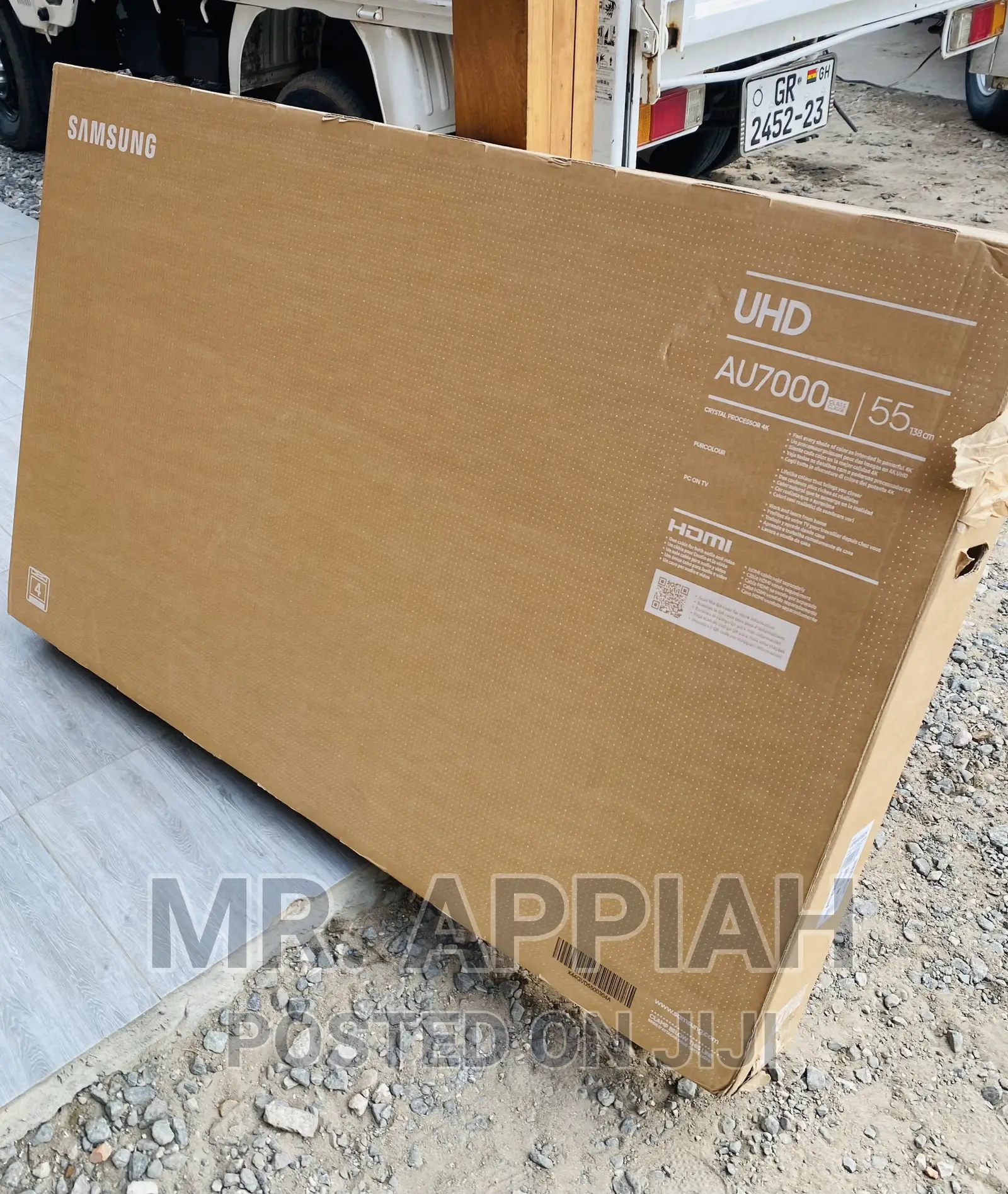 New Samsung 65 Inch 65AU7092 Crystal Ultra Tv(Black) 
