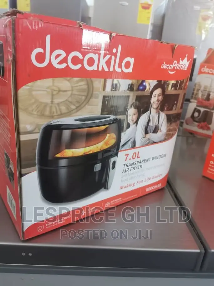 Avoid Oil Use Decakila Air Fryer 7.0L