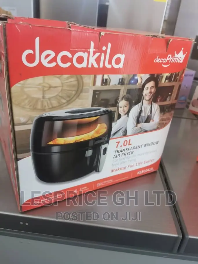 Decakila 7.0L Air Fryer-Overheat Protection