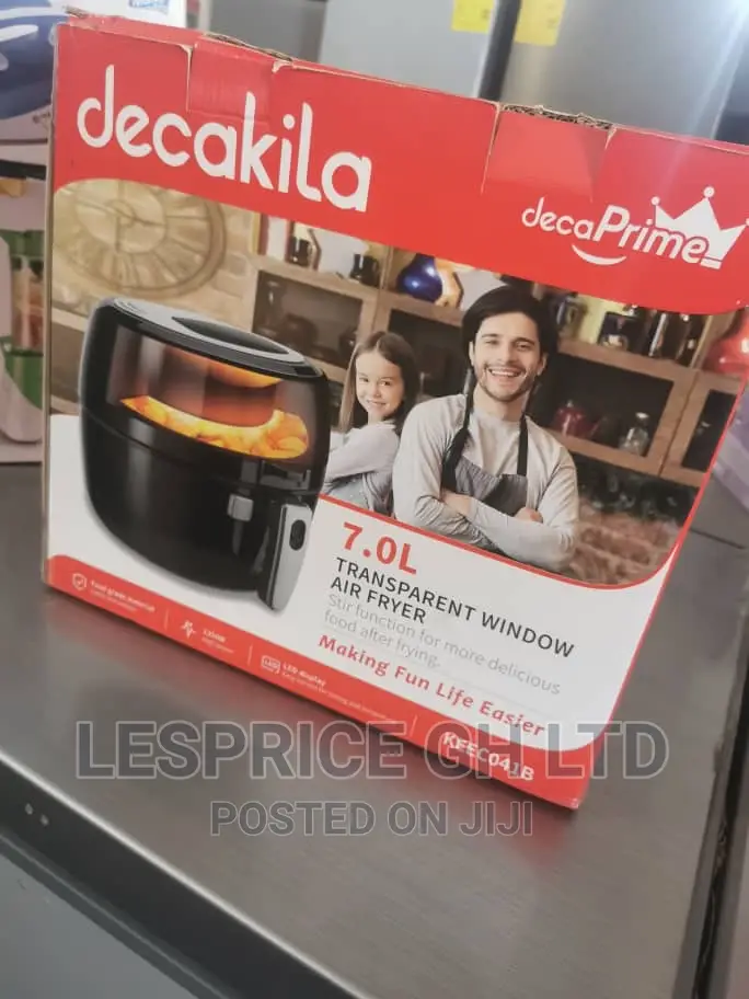 Led Display Decakila 7.0L Air Fryer Oil Free